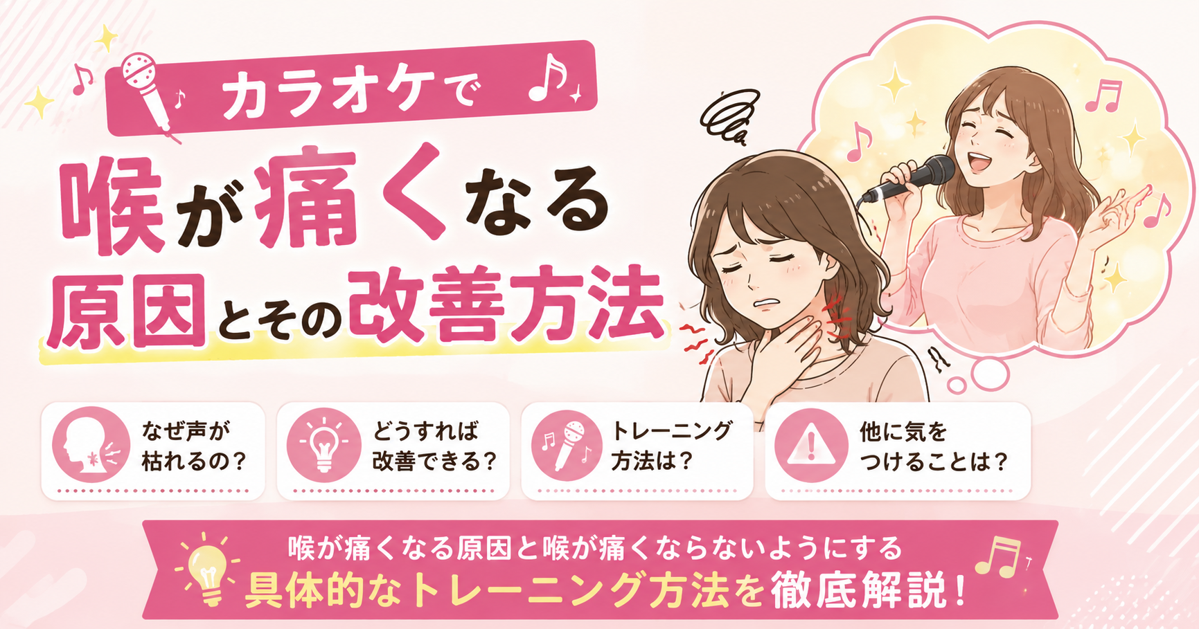 カラオケ 喉 痛い