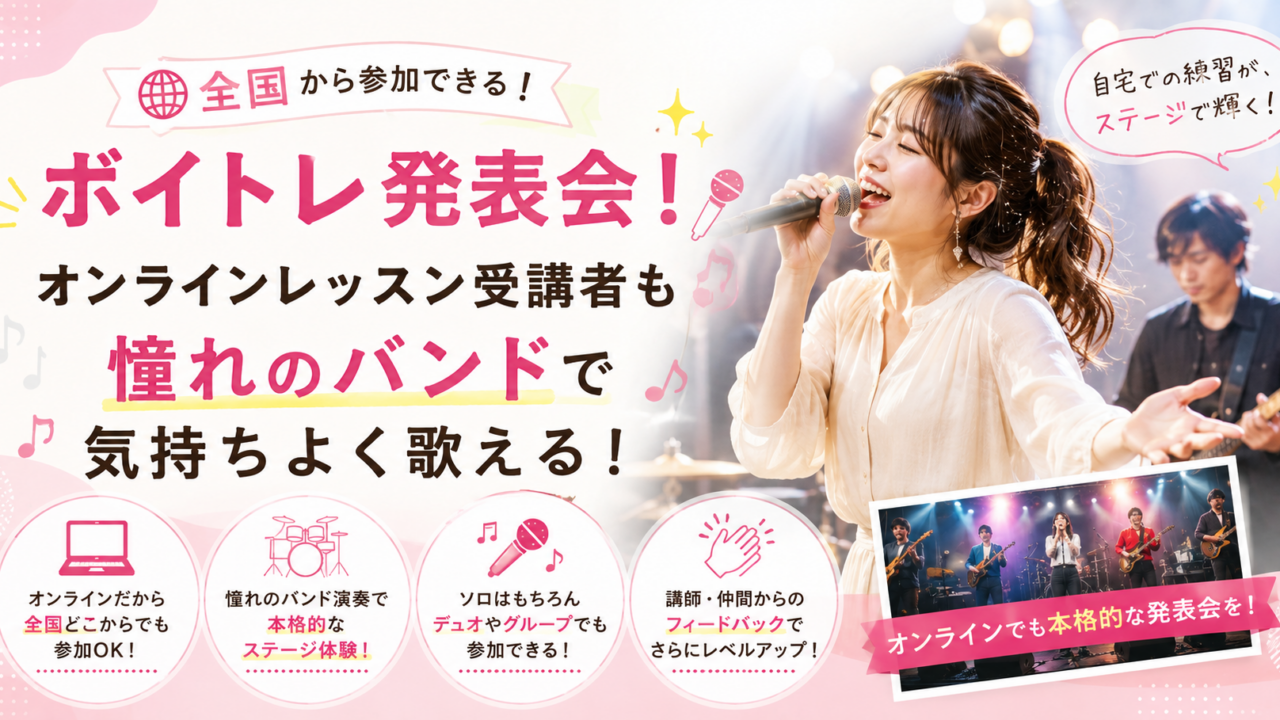 発表会のお知らせ