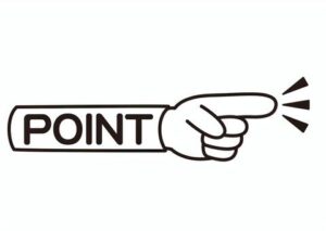 pointの指し指